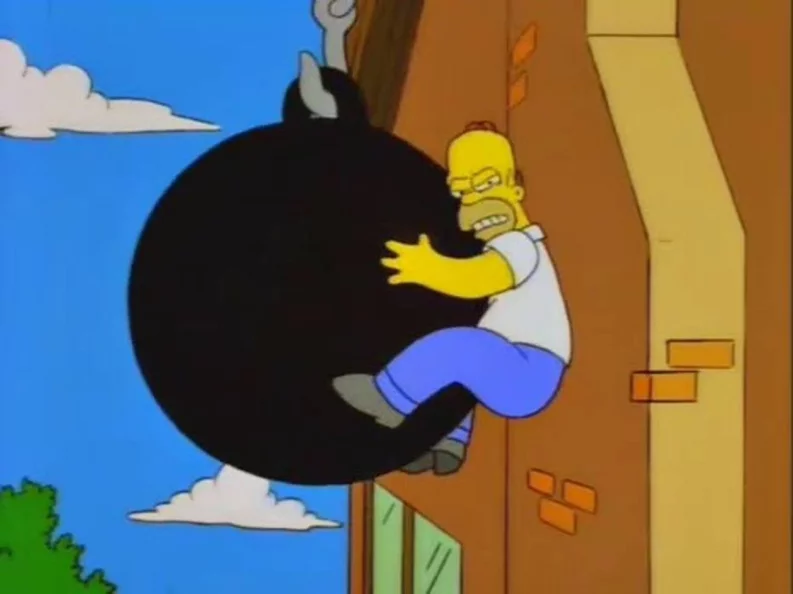 Os Simpsons Wrecking Ball (1994) - Foto: Reprodução/Fox/Disney